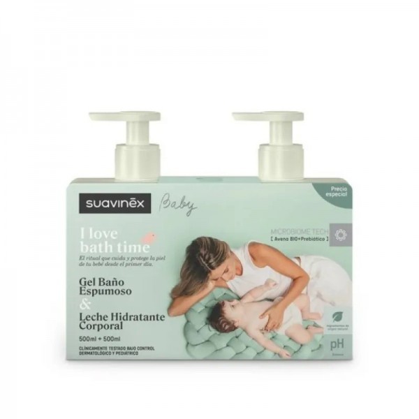 SUAVINEX DUPLO GEL ESPUMOSO + LOCION 1 ENVAS