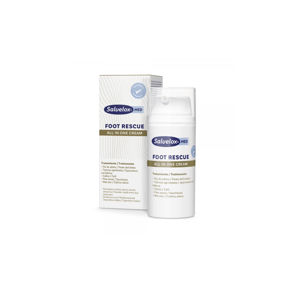SALVELOX MED FOOT RESCUE CREMA PIES 1 ENVASE