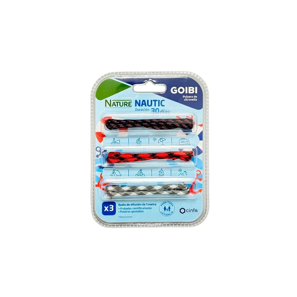 GOIBI PULSERA CITRONELLA NAUTIC X 3UD