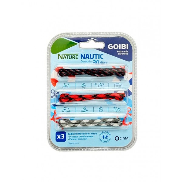 GOIBI PULSERA CITRONELLA NAUTIC X 3UD