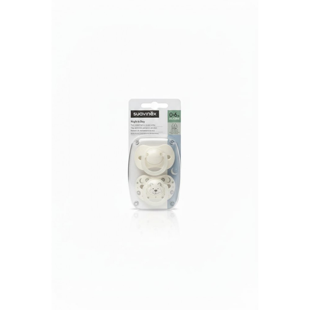 Chupete Suavinex Clasico Sili Anat 0-6 M 2 U