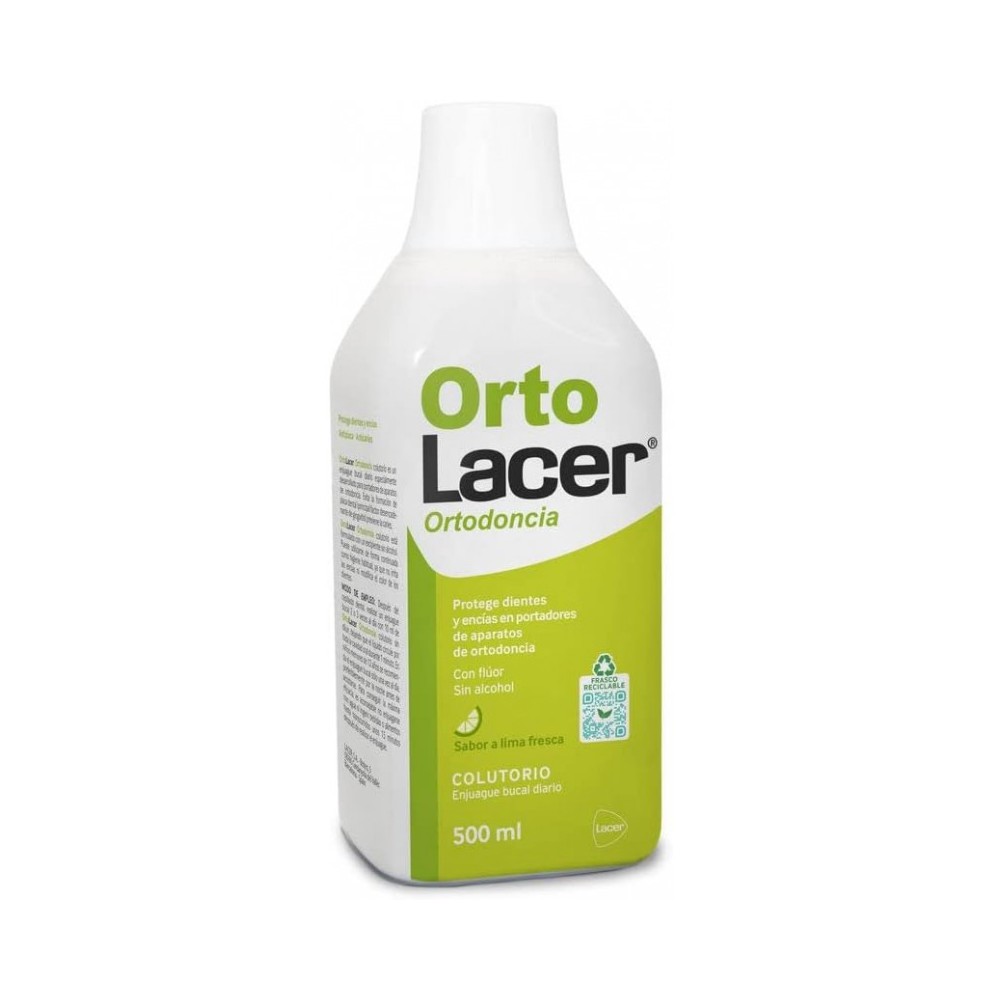 ORTOLACER ORTODONCIA COLUTORIO LIMA 500ML