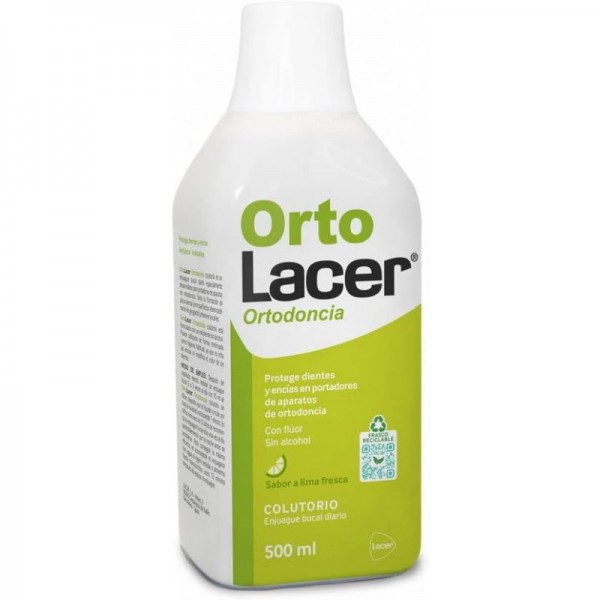 ORTOLACER ORTODONCIA COLUTORIO LIMA 500ML
