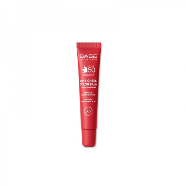 LIP & CHEEK SPF50 COLOR BALM RED 20ML BABE
