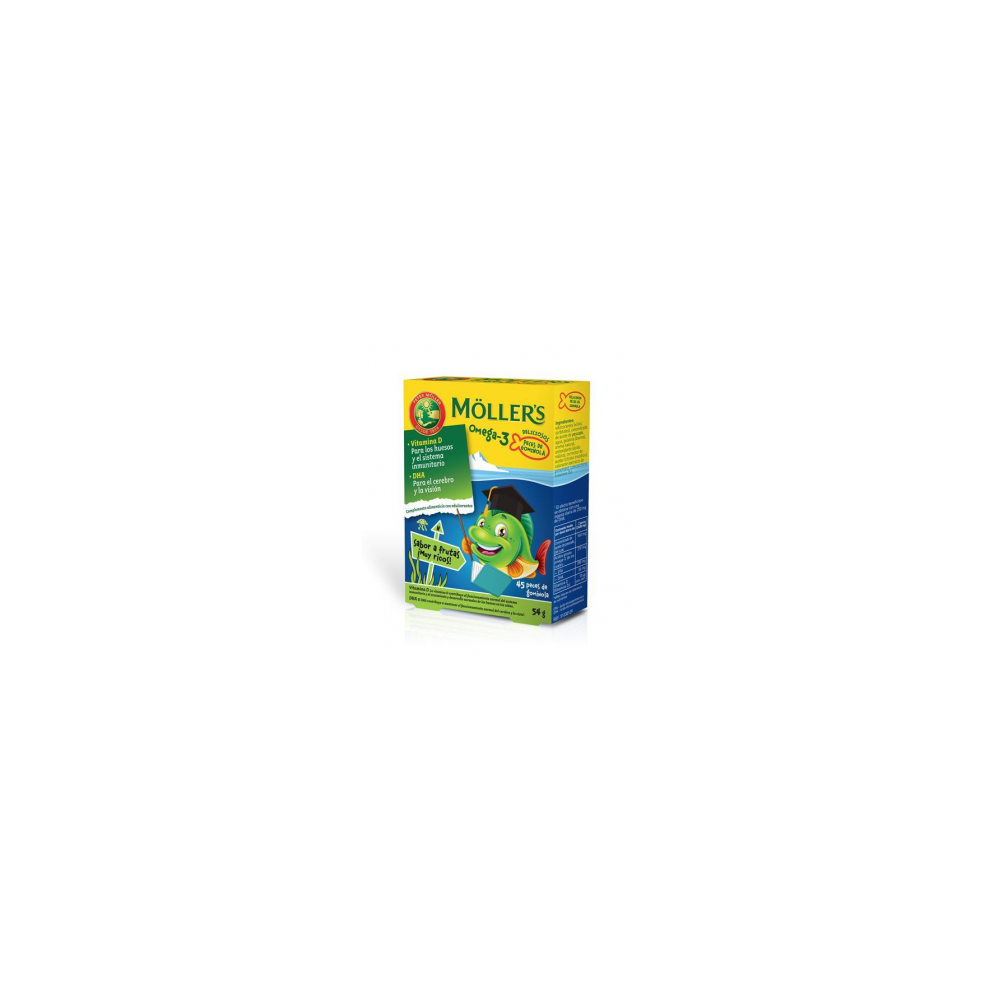 MOLLERS OMEGA-3 45 GOMINOLAS NIÑOS