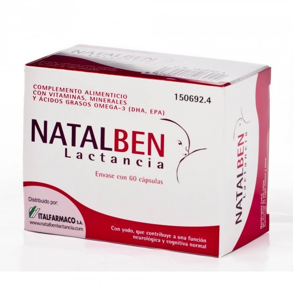Natalben lactancia 60 cápsulas