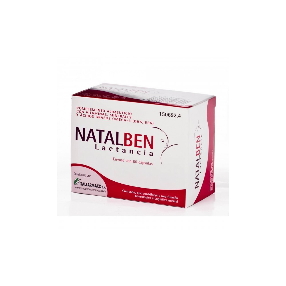 Natalben lactancia 60 cápsulas