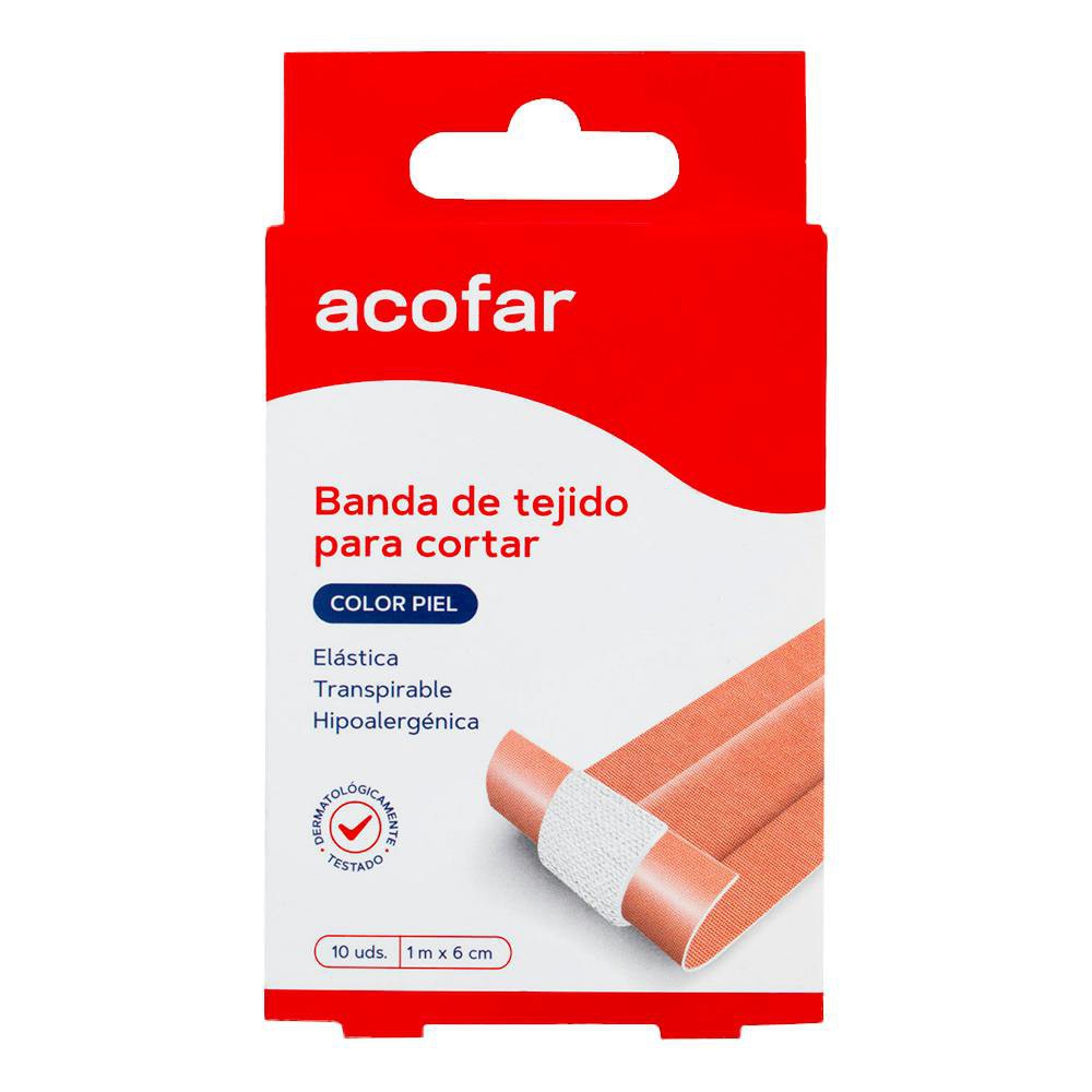 Acofar Banda Tejido C/Piel Para Cortar 10 Uds....