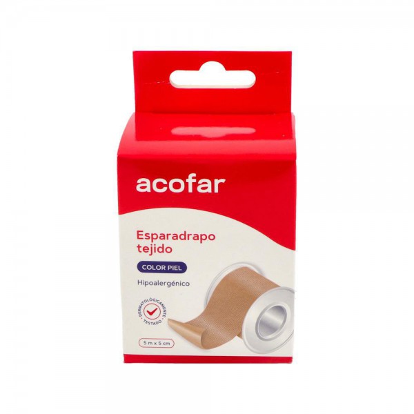 Acofar Esparadrapo Tejido Color Piel 5X5 Cm