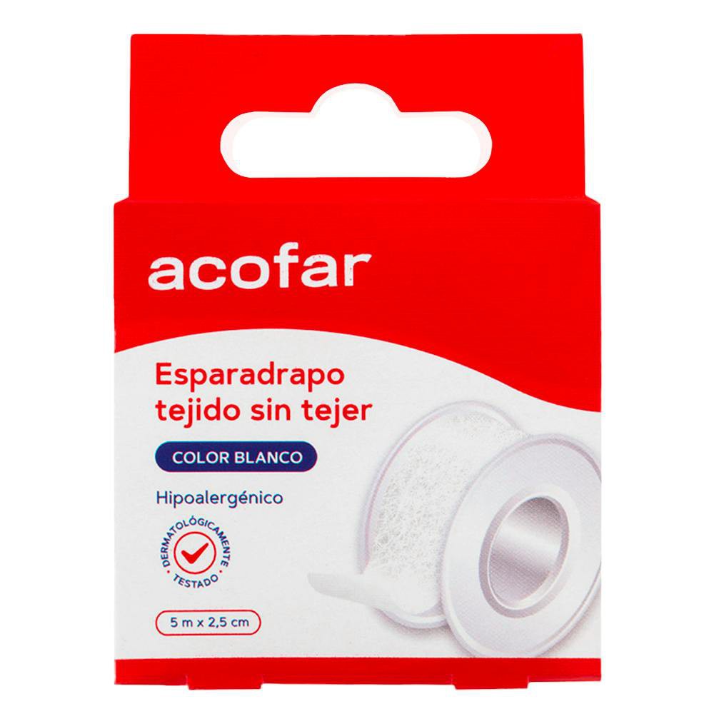 Acofar Esparadrapo T.Sin Tejer Col. Blanco 5 X...
