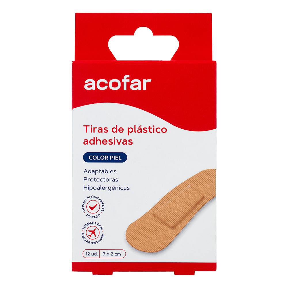 Acofar Tiras De Plastico Color Piel Formato...
