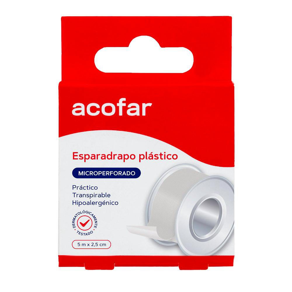 Acofar Esparadrapo Plastico Microperforado...