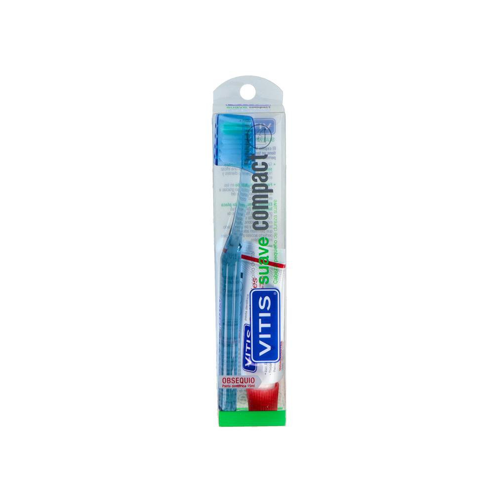 Cepillo Dental Vitis Compact Suav +Vitis Antic...