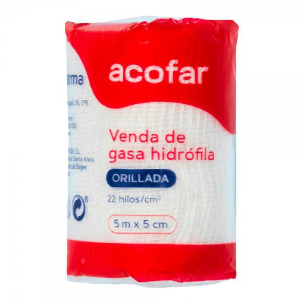 Acofar Venda Gasa Hidrófila Orillada 5X5