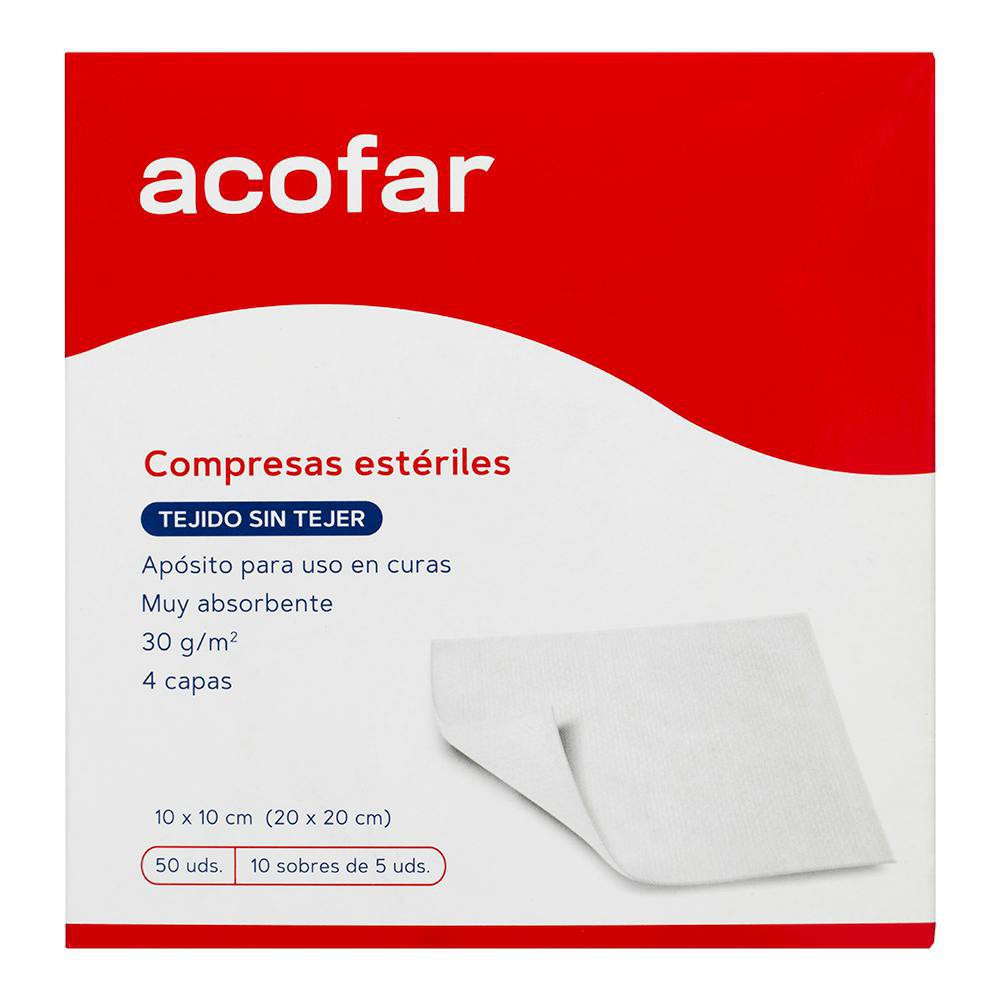 Acofar Compresas Estériles De Tejido Sin Tejer...