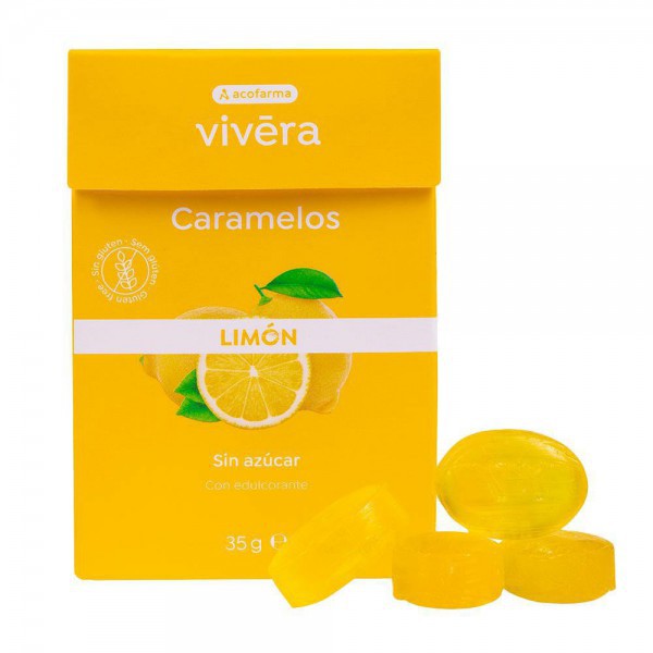 Acof. Vivera Limón Caramelos S/Azúcar 35 G