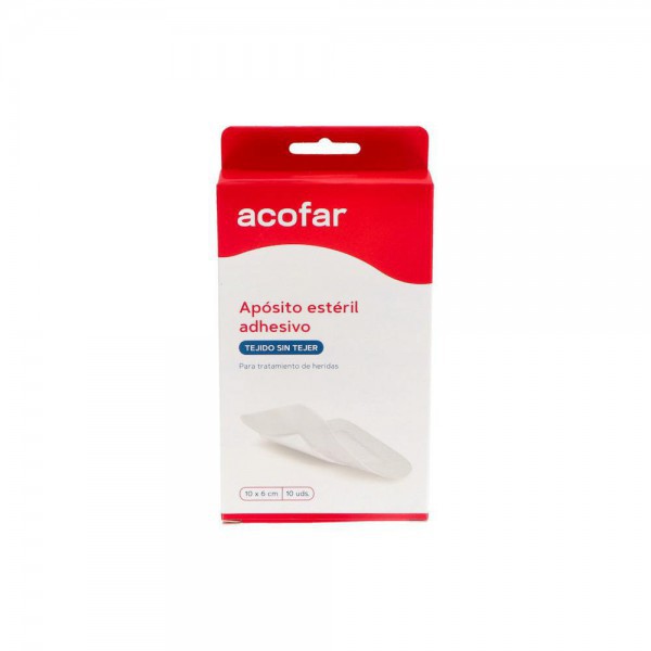 Acofar Aposito Esteril Adhesivo 10X6Cm  10Ud