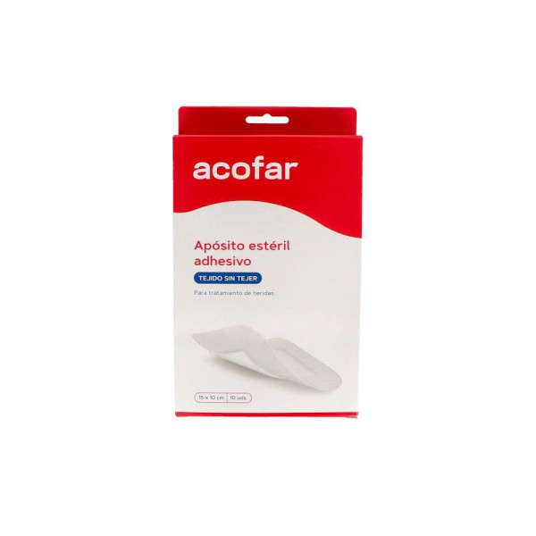 Acofar Aposito Esteril Adhesivo 15X10Cm  10Ud
