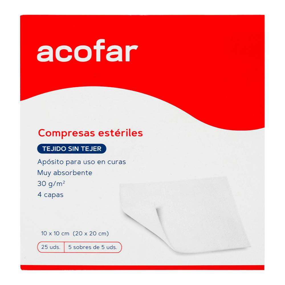Acofar Compresas estériles De Tejido Sin Tejer...