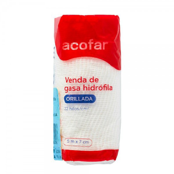 Acofar Venda Gasa Hidrófila Orillada 5X7