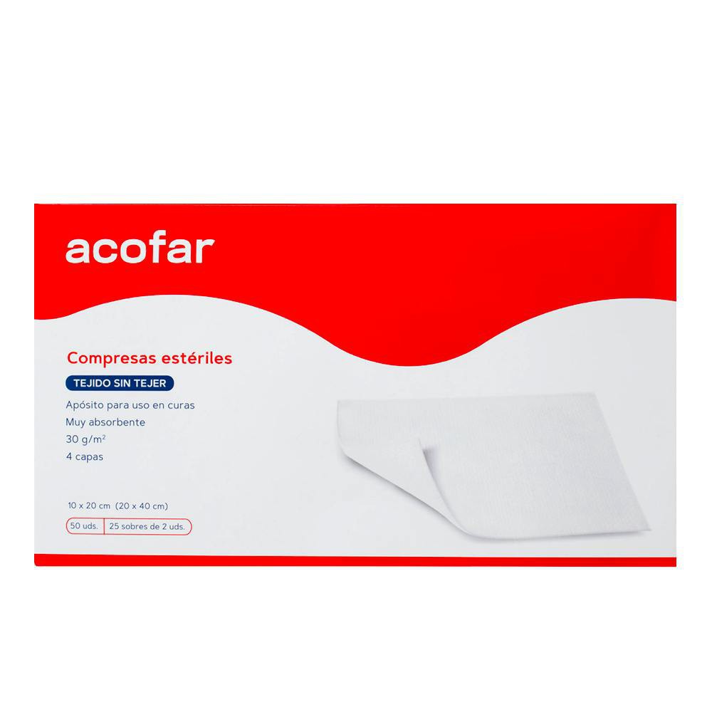 Acofar Comp. Esteril De Tejido S/Tejer 10Cmx20...