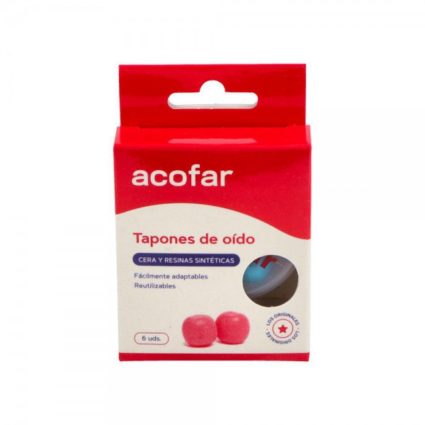 Acofar Tapones Oido Cera Y Resinas Sinteticas