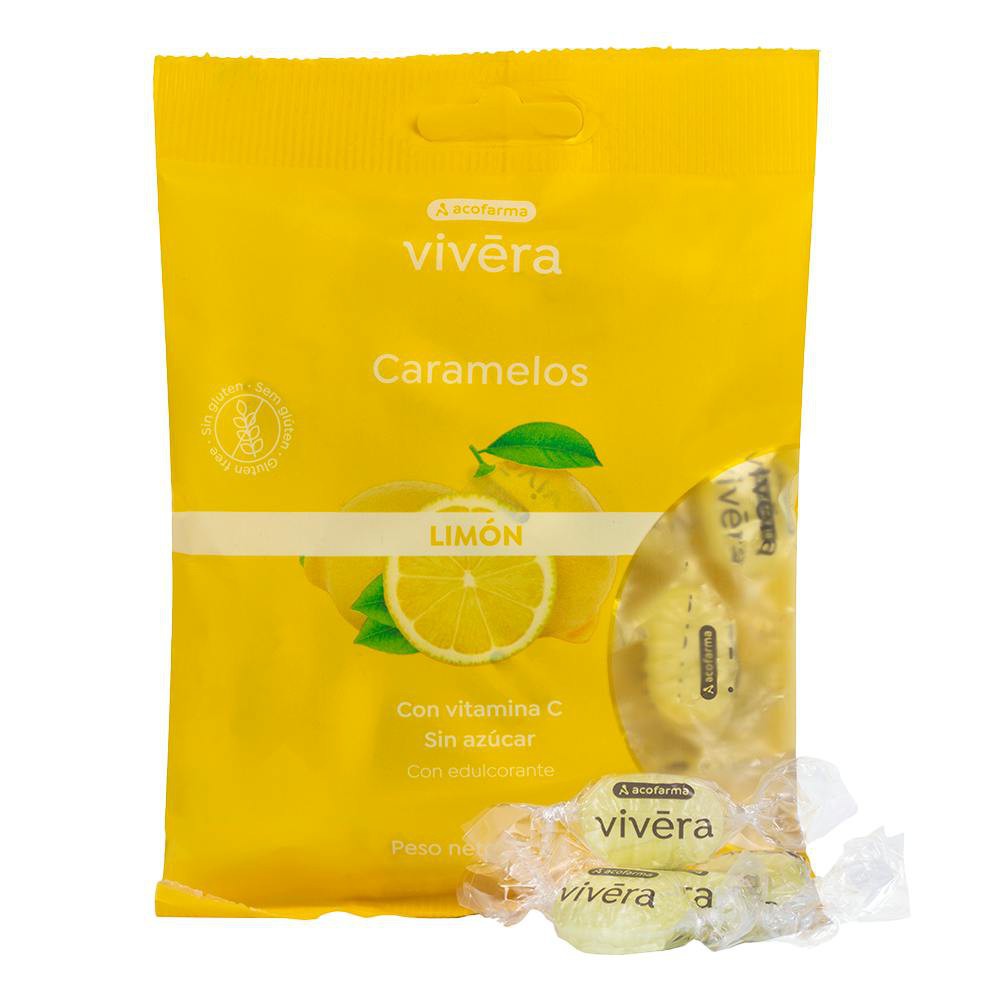 Acof. Vivera Caramelos Limon S/Az. Bolsa 60 G