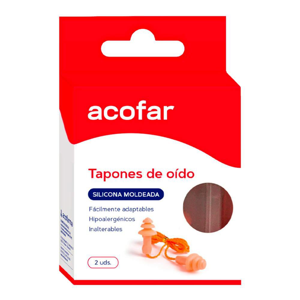 Acofar Tapones Oido Silicona Moldeada