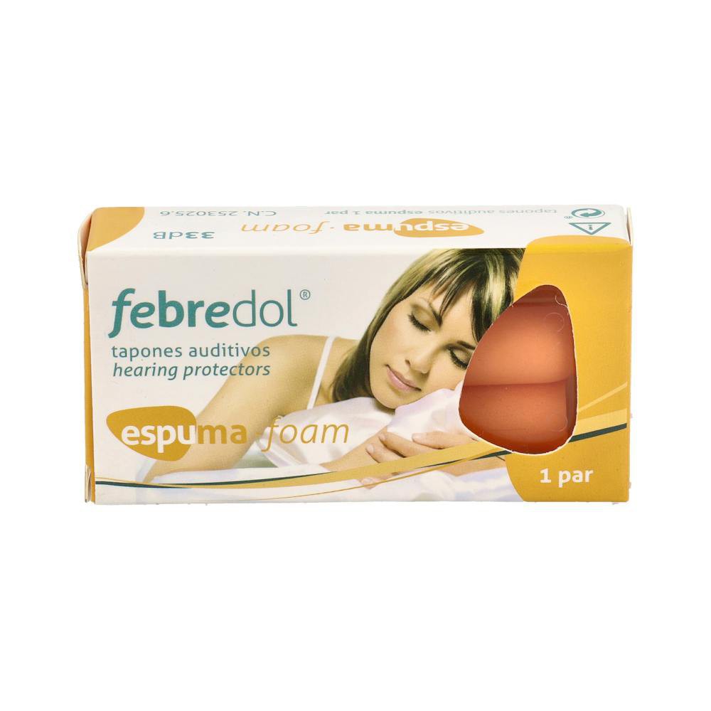 Tapon Oido Febredol Espuma 2 Un