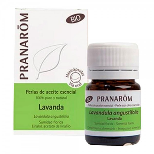 Pranarom Aceite Esen Lavanda Sumidad Florida Bio 60 Perlas