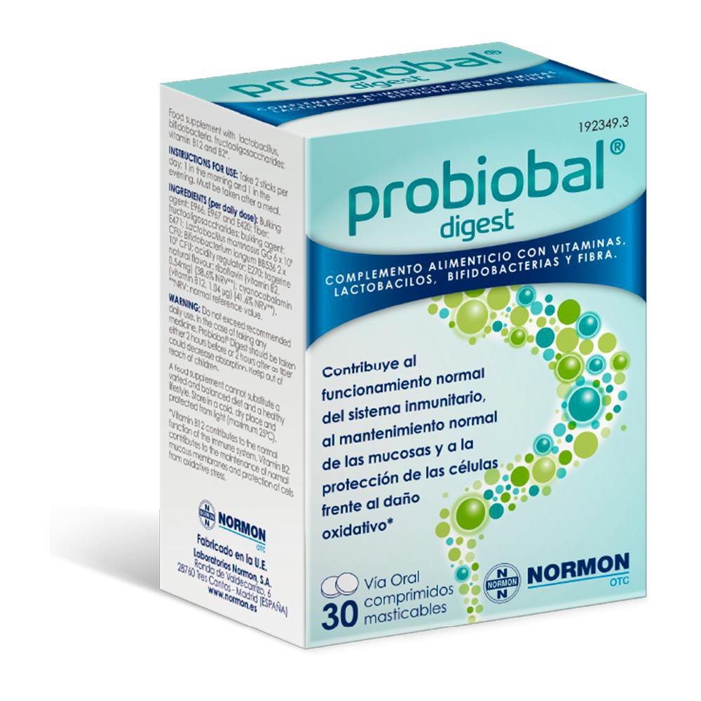 Probiobal digest 30 comprimidos masticables