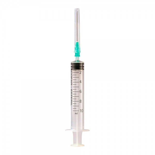 Jeringa 3-P Acof.Est.Ag.0,8X40 10 Ml