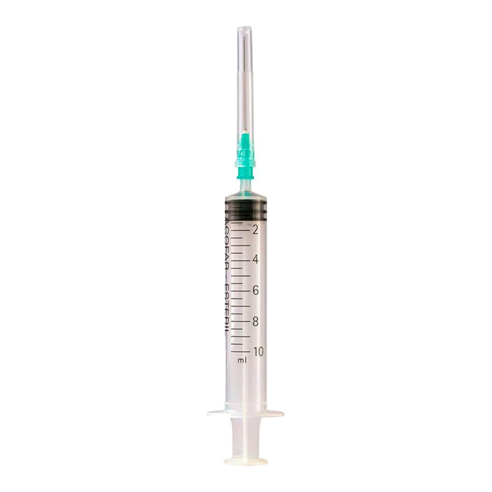 Jeringa 3-P Acof.Est.Ag.0,8X40 10 Ml