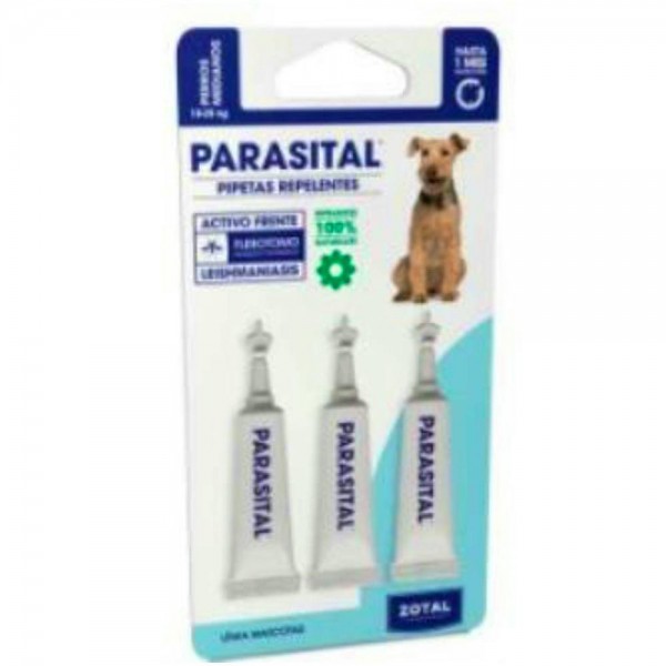 Parasital Pipeta Perros Medianos 10-25 Kg Blister 3X3 Ml Vet