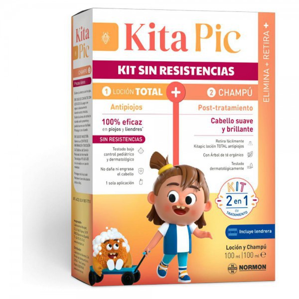 KitaPic Kit Sin Resistencias Loción 100ml + Champú 100ml