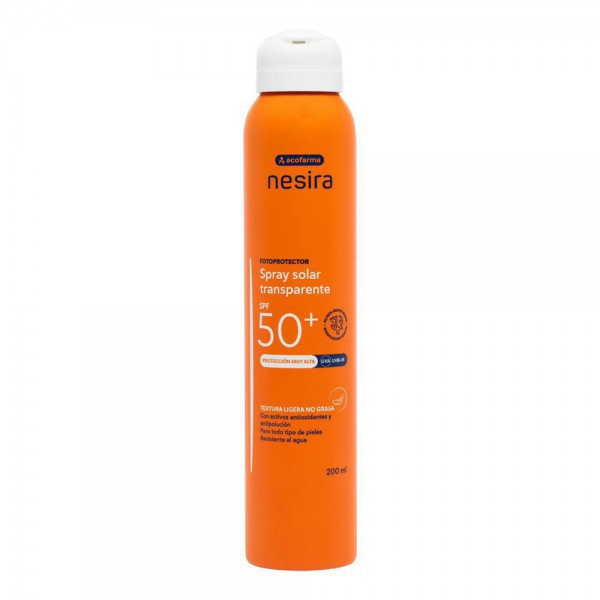 Acof Nesira Spray Solar Trasnparente Spf 50+ 200 Ml