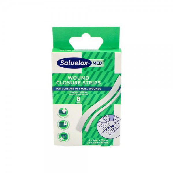 Tiras De Sutura 8 Pcs Sutidas