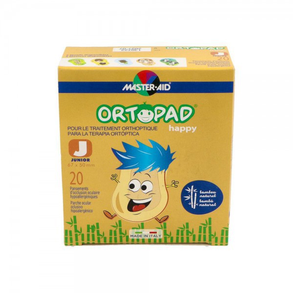 Parche Ortopad Ocular Happy Junior 20 U