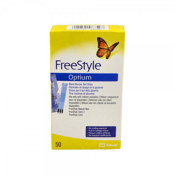 Freestyle Optium Plus 50 Tiras Glu