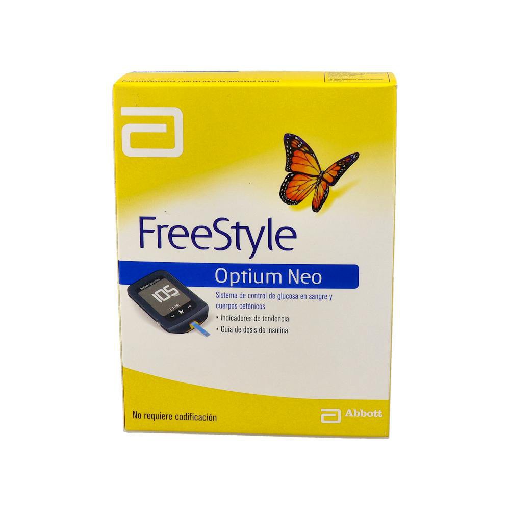 Freestyle Optium Neo Glucometro Glucosa/Cuerpos...