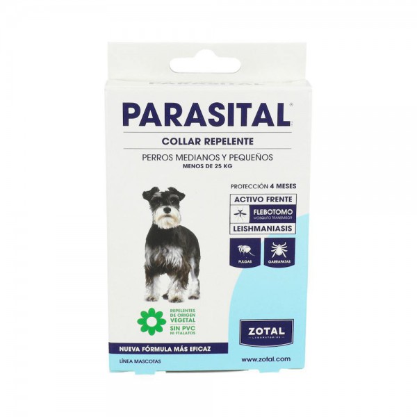 Parasital Collar Perr Med/Peq Zotal
