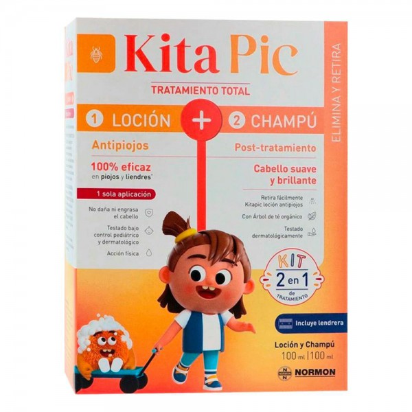 KitaPic Kit Tratamiento Completo Loción 100ml + Champú 100ml