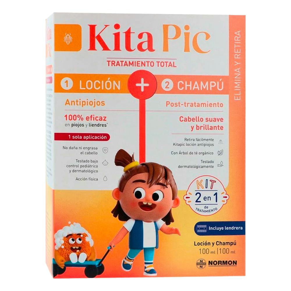 KitaPic Kit Tratamiento Completo Loción 100ml +...